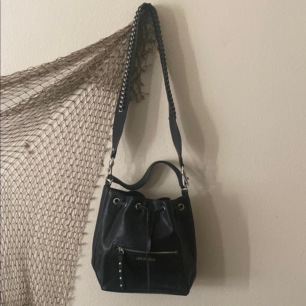 Love Moschino VEGAN LEATHER MINI BUCKET BAG
